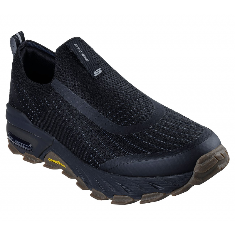 ⁦Skechers Men's Max Protect Shoes - حذاء سكيتشرز ماكس بروتكيت للرجال لون أسود⁩ - الصورة ⁦1⁩