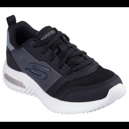 Skechers Bounder-Tech Shoes - حذاء سكيتشرز باوندر تيك لون أسود ونعل أبيض