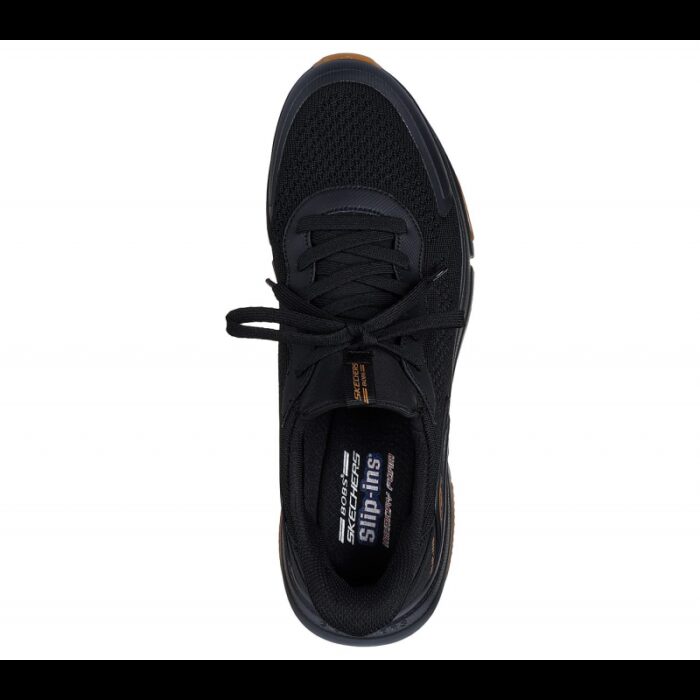 ⁦Skechers Mens' BOBS SPARROW FLEX-STEADY EDGE Shoes - حذاء سكيتشرز بوبس سبارو للرجال لون أسود⁩ - الصورة ⁦3⁩