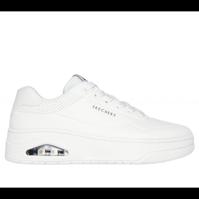 ⁦Skechers Men's Uno Court Shoes - حذاء سكيتشرز أونو- كورت للرجال لون أبيض⁩ - الصورة ⁦2⁩