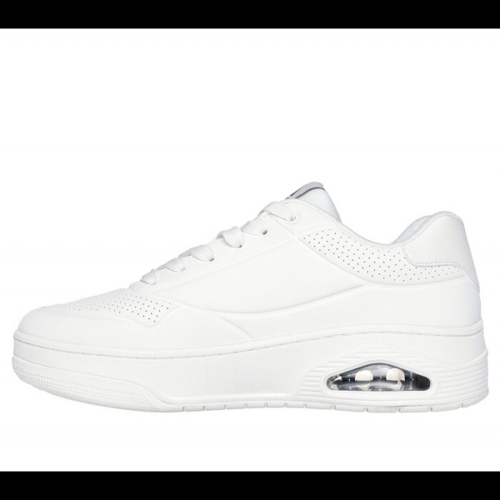 ⁦Skechers Men's Uno Court Shoes - حذاء سكيتشرز أونو- كورت للرجال لون أبيض⁩ - الصورة ⁦5⁩