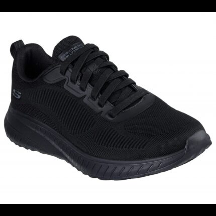 Skechers Mens' Work Relaxed Fit: Squad Chaos Slip Resistant - Fellker Shoes - حذاء سكيتشرز ورك ريلاكس فيت: سكواد للرجال لون أسود