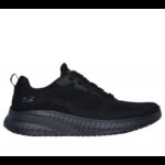 ⁦Skechers Mens' Work Relaxed Fit: Squad Chaos Slip Resistant - Fellker Shoes - حذاء سكيتشرز ورك ريلاكس فيت: سكواد للرجال لون أسود⁩ - الصورة ⁦2⁩