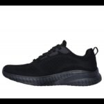 ⁦Skechers Mens' Work Relaxed Fit: Squad Chaos Slip Resistant - Fellker Shoes - حذاء سكيتشرز ورك ريلاكس فيت: سكواد للرجال لون أسود⁩ - الصورة ⁦5⁩
