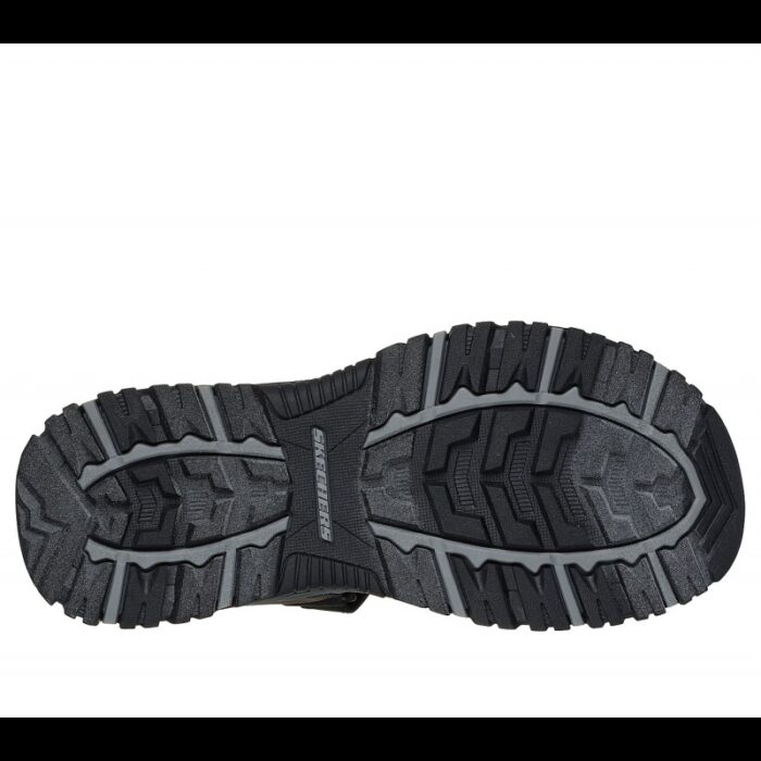 ⁦Skechers Men's Relaxed Fit: Prewitt - Rigdon Shoes - حذاء سكيتشرز ريلاكس فيت: بيرويت للرجال لون رمادي⁩ - الصورة ⁦4⁩