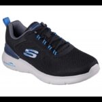 Skechers Mens' Skech-Air Dynamight 2.0 - Durron Shoes - حذاء سكيتشرز سكيتش اير دايانميت 2.0 للرجال لون أسود ونعل أبيض