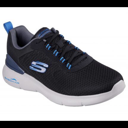Skechers Mens' Skech-Air Dynamight 2.0 - Durron Shoes - حذاء سكيتشرز سكيتش اير دايانميت 2.0 للرجال لون أسود ونعل أبيض