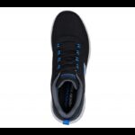 ⁦Skechers Mens' Skech-Air Dynamight 2.0 - Durron Shoes - حذاء سكيتشرز سكيتش اير دايانميت 2.0 للرجال لون أسود ونعل أبيض⁩ - الصورة ⁦3⁩