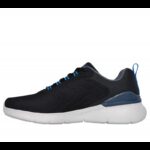 ⁦Skechers Mens' Skech-Air Dynamight 2.0 - Durron Shoes - حذاء سكيتشرز سكيتش اير دايانميت 2.0 للرجال لون أسود ونعل أبيض⁩ - الصورة ⁦5⁩