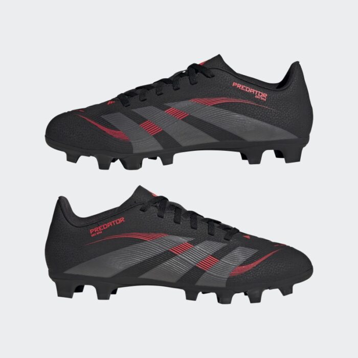 ⁦adidas Predator Club Firm/Multi-Ground Cleats - Black⁩ - الصورة ⁦9⁩