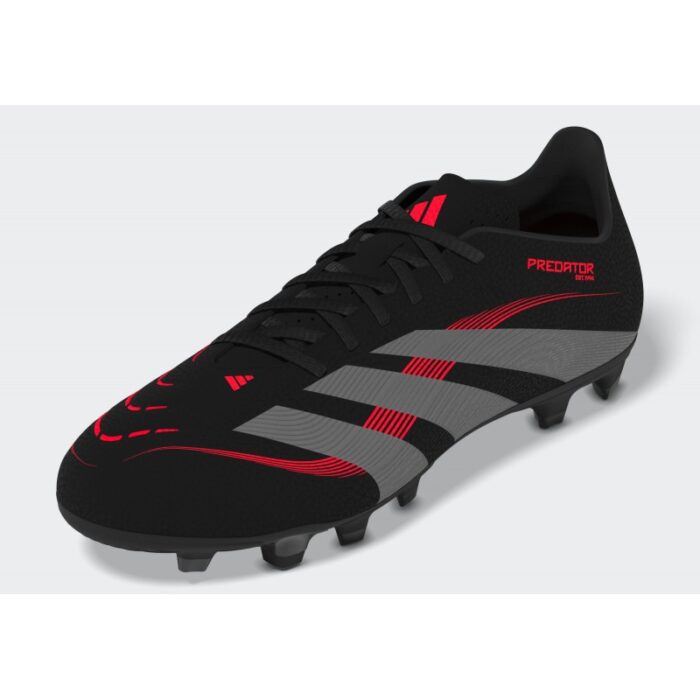 ⁦adidas Predator Club Firm/Multi-Ground Cleats - Black⁩ - الصورة ⁦10⁩