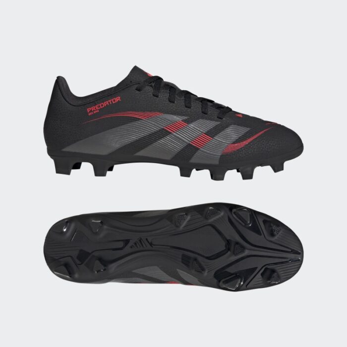 ⁦adidas Predator Club Firm/Multi-Ground Cleats - Black⁩ - الصورة ⁦11⁩