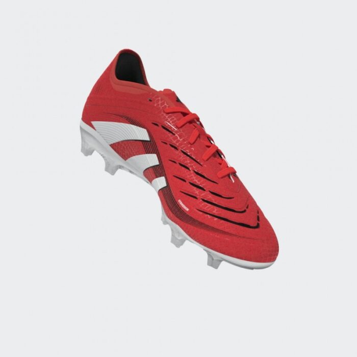 ⁦adidas Mens' Predator Pro Firm Ground Cleats - Red⁩ - الصورة ⁦15⁩