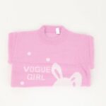 ⁦بلوزة صوف بأكمام طويلة بناتي لون بنفسجي⁩ - الصورة ⁦3⁩