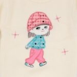 ⁦بلوزة صوف بأكمام طويلة بناتي لون بيج⁩ - الصورة ⁦5⁩