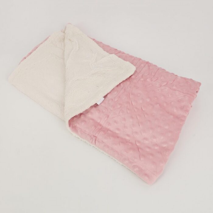 ⁦حرام فرو بيبي حجم 75×100 سم لون زهري⁩ - الصورة ⁦2⁩