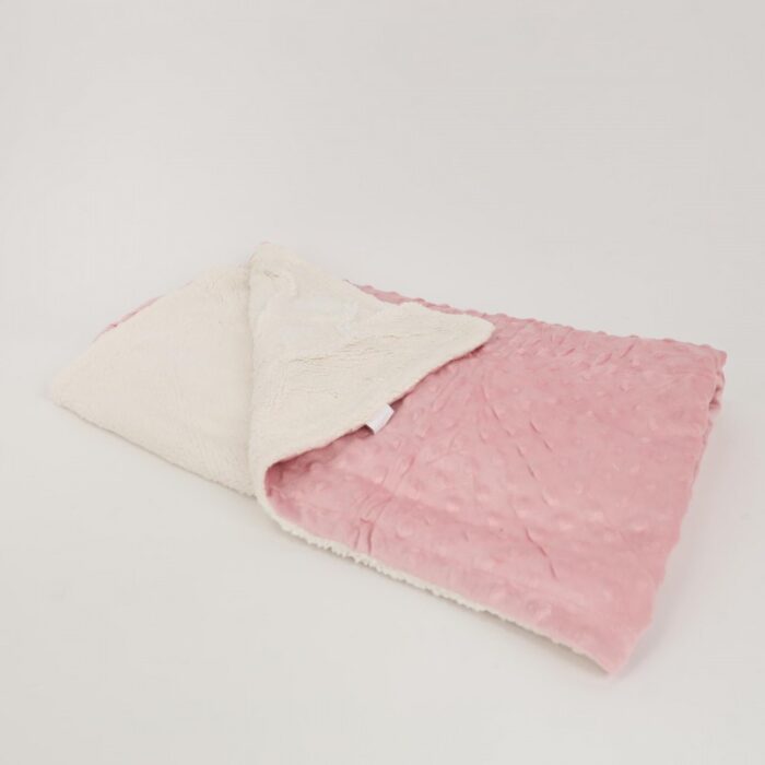 ⁦حرام فرو بيبي حجم 75×100 سم لون زهري⁩ - الصورة ⁦3⁩