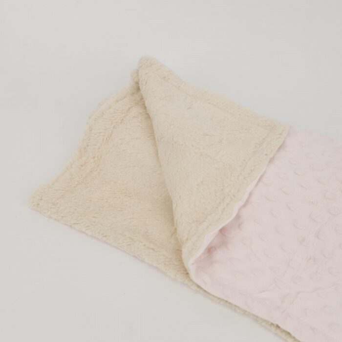 ⁦حرام فرو بيبي حجم 75×100 سم لون زهري⁩ - الصورة ⁦4⁩