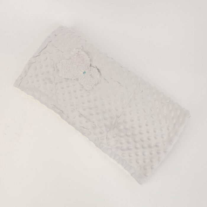 ⁦حرام فرو بيبي حجم 75×100 سم لون رمادي⁩ - الصورة ⁦6⁩