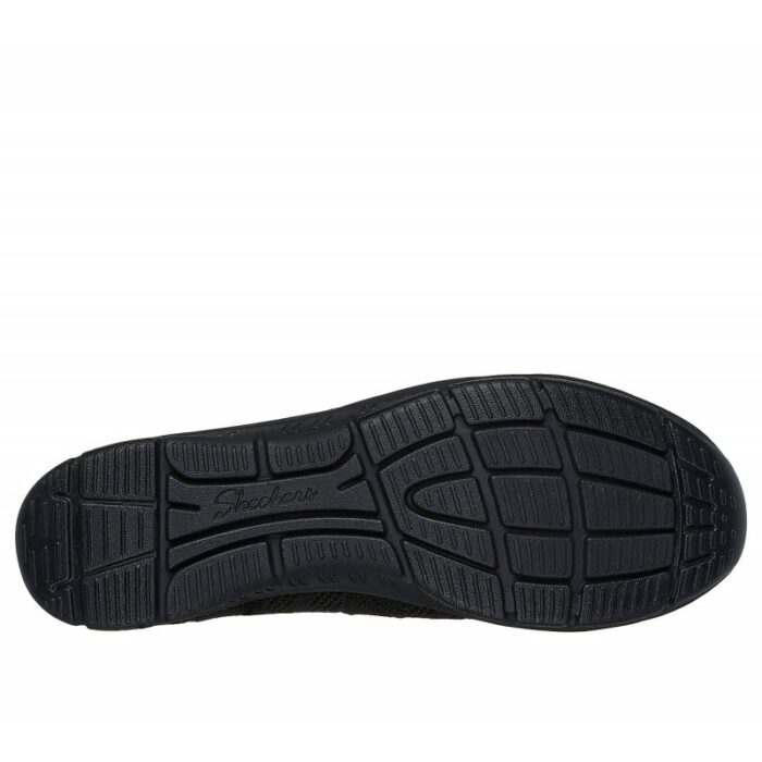 ⁦Skechers Women's Be-Cool Sweet Knit Shoes - حذاء سكيتشرز بي كول سويت نت لنساء لون اسود⁩ - الصورة ⁦3⁩