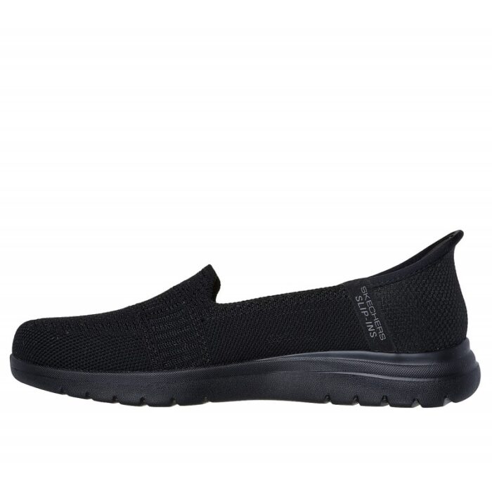 ⁦Skechers Women's Slip-ins: On-the-GO Flex - Camellia Shoes - حذاء سكيتشرز سليب انس: اون ذا جو فليكس للنساء لون اسود⁩ - الصورة ⁦2⁩