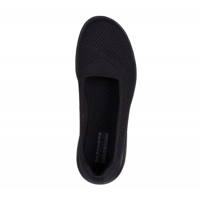 ⁦Skechers Women's On-The-GO Flex - Amethyst Shoes - حذاء سكيتشرز اون ذا جو فليكس للنساء لون اسود⁩ - الصورة ⁦4⁩