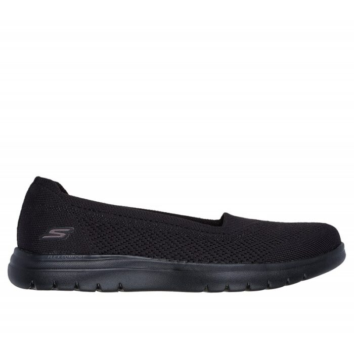 ⁦Skechers Women's On-The-GO Flex - Amethyst Shoes - حذاء سكيتشرز اون ذا جو فليكس للنساء لون اسود⁩ - الصورة ⁦5⁩