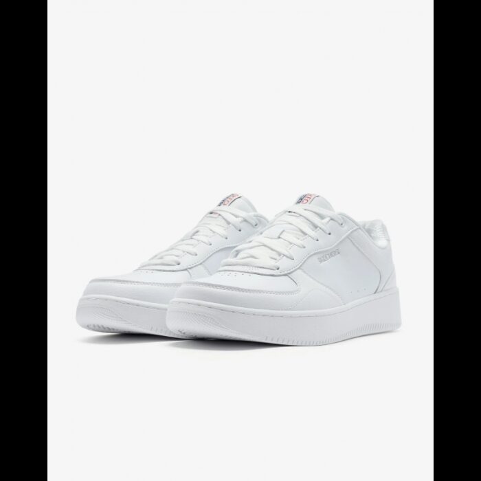 ⁦Skechers Mens' Sport Court 2.0 - Rayde Shoes - حذاء سكيتشرز سبورت كورت 2.0 للرجال لون أبيض⁩ - الصورة ⁦6⁩