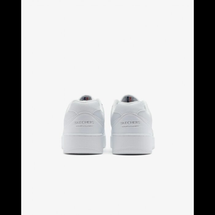 ⁦Skechers Mens' Sport Court 2.0 - Rayde Shoes - حذاء سكيتشرز سبورت كورت 2.0 للرجال لون أبيض⁩ - الصورة ⁦8⁩