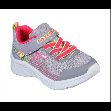 Skechers Kid's Microspec - Bright Runner Shoes - حذاء سكيتشرز ميكرو سبيس- برايت راننر للأطفال لون رمادي