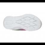 ⁦Skechers Kid's Microspec - Bright Runner Shoes - حذاء سكيتشرز ميكرو سبيس- برايت راننر للأطفال لون رمادي⁩ - الصورة ⁦4⁩