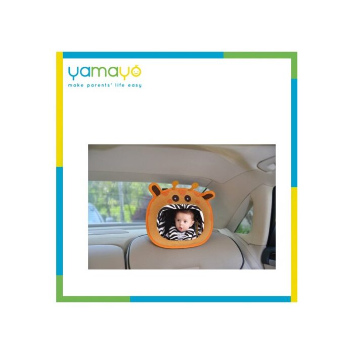⁦مرآة لكرسي السيارة زرافة بني - يامايو⁩ - الصورة ⁦2⁩