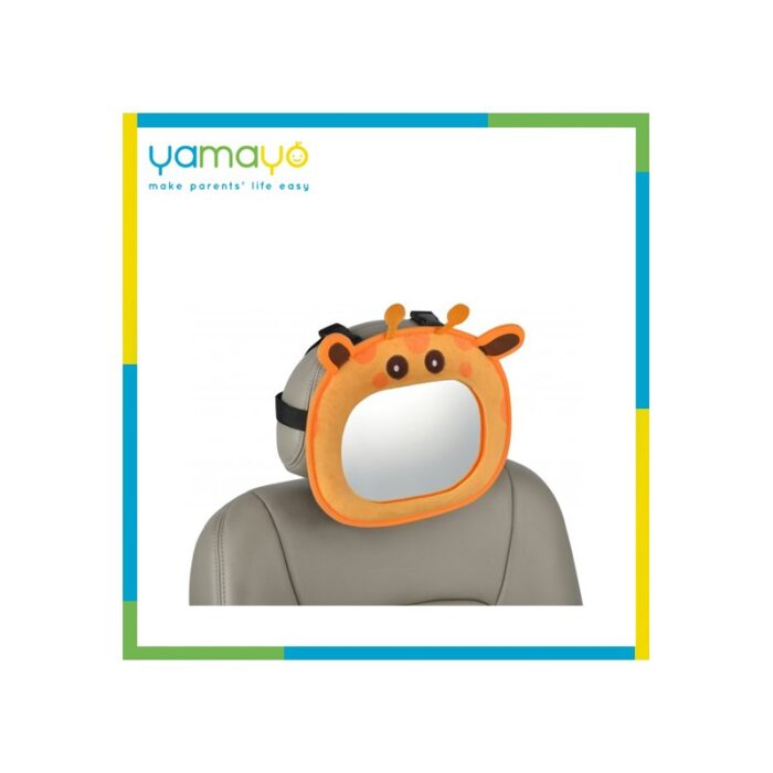 ⁦مرآة لكرسي السيارة زرافة بني - يامايو⁩ - الصورة ⁦3⁩