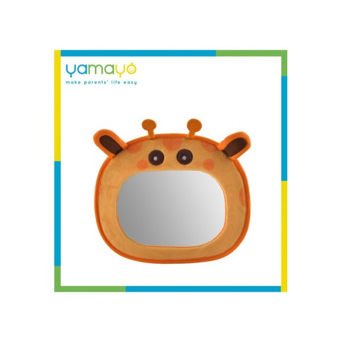 ⁦مرآة لكرسي السيارة زرافة بني - يامايو⁩ - الصورة ⁦4⁩