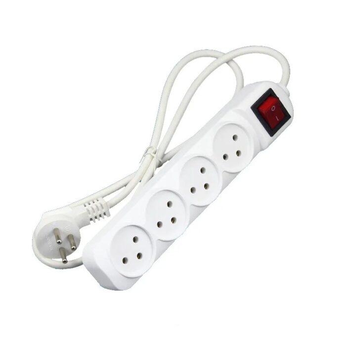 ⁦موزع رباعي مع سلك تيكن FONIX⁩ - الصورة ⁦2⁩