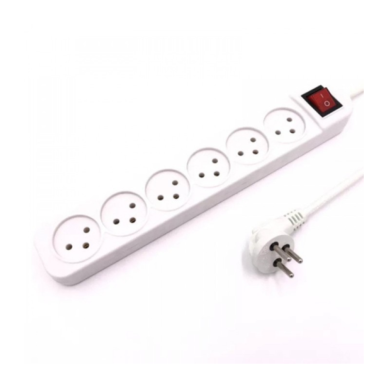 ⁦موزع سداسي مع سلك تيكن FONIX⁩ - الصورة ⁦1⁩