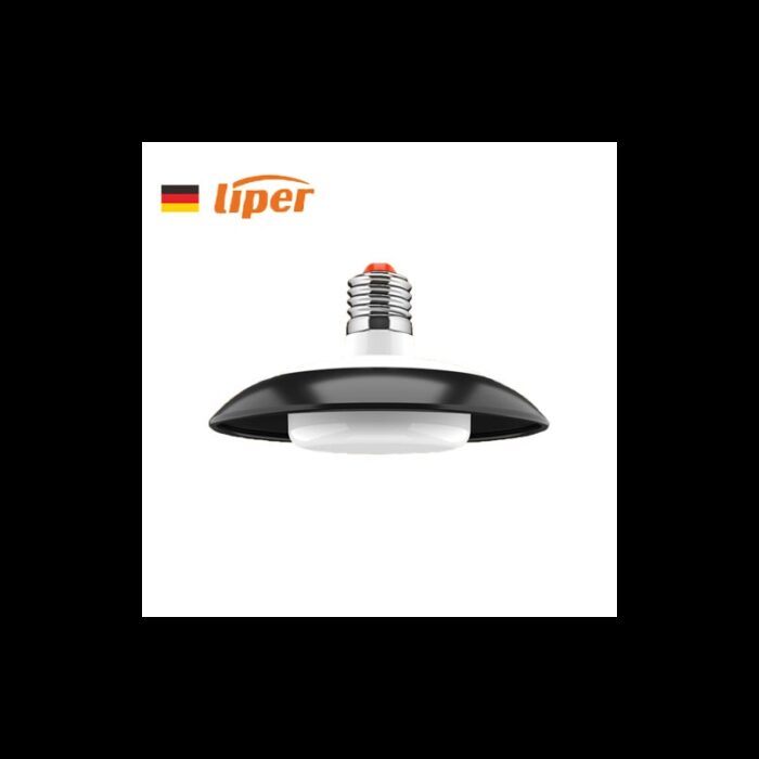 103379705_67df53352cf6d لمبة ليد صحن اسود LIPER LEO 6500K 40W - الصورة 1