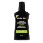 غسول الفم بجزئيات الفحم لازالة الرائحة الكريهة من وايت جلو 500مل- White Glo Mouthwash Charcoal Bad Breath - 500ml