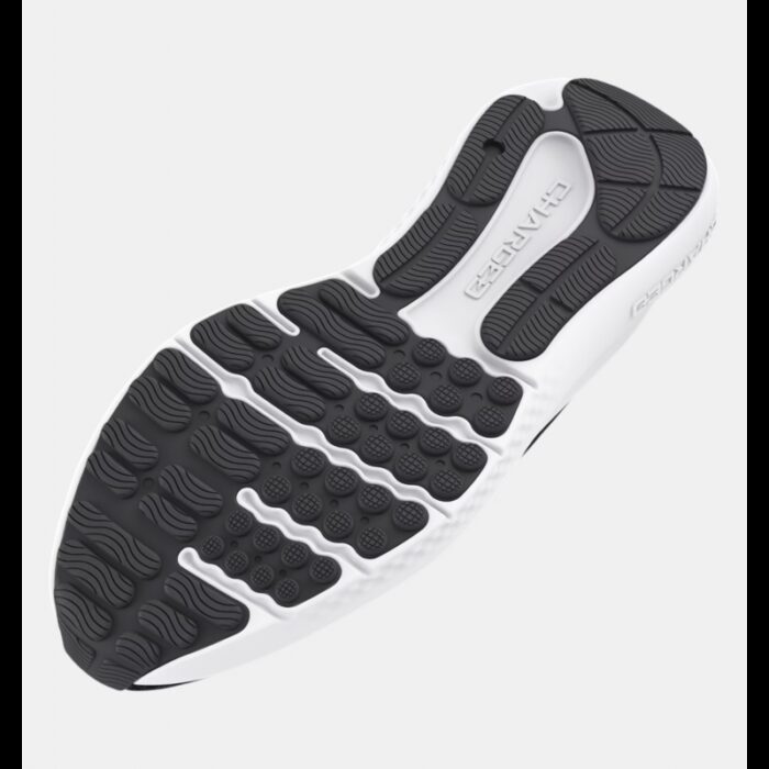 ⁦Under Under Men's UA Surge 4 Running Shoes- حذاء اندر ارمور سيرج 4 للرجال لون أسود ونعل أبيض⁩ - الصورة ⁦5⁩