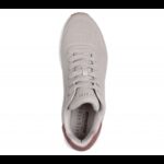 ⁦Skechers Men's Uno - Suited On Air Shoes - حذاء سكيتشرز أونو- سوتيود أون اير للرجال لون بيج ونعل أبيض⁩ - الصورة ⁦3⁩