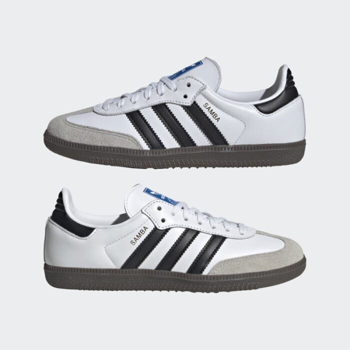 ⁦adidas Womens' Samba OG Shoes - White⁩ - الصورة ⁦10⁩