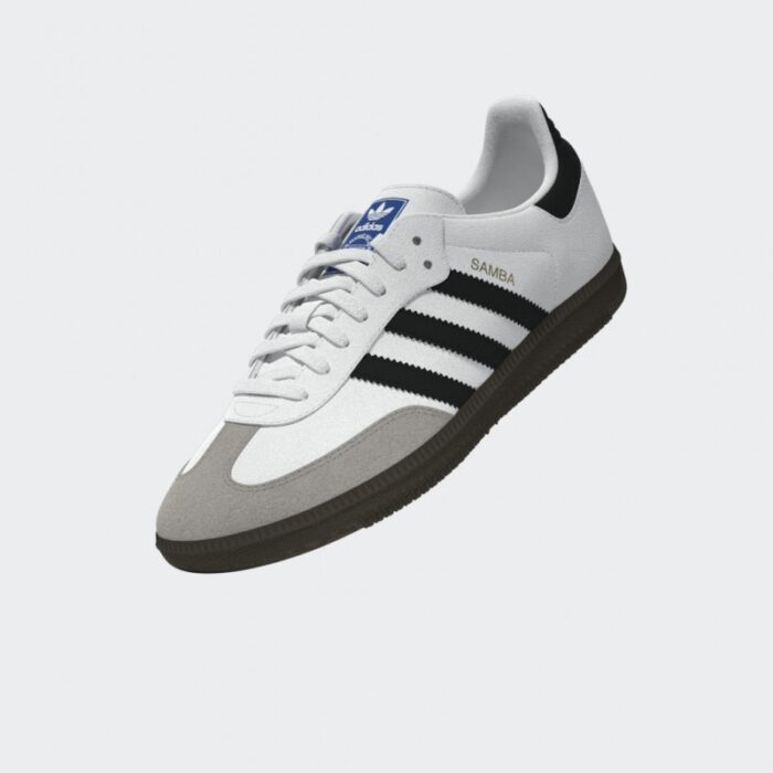 ⁦adidas Womens' Samba OG Shoes - White⁩ - الصورة ⁦14⁩