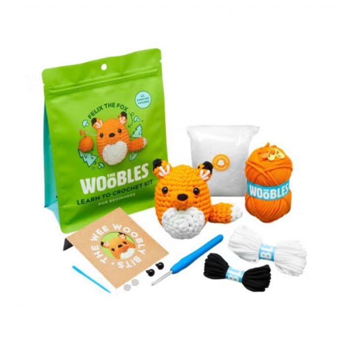 ⁦كروشيه بتصميم ثعلب 4.5 انش* 3.5 انش⁩ - الصورة ⁦2⁩