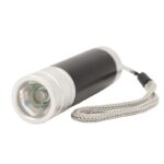 مصباح إنارة يدوي صغير لون أسود ورمادي