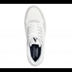 ⁦حذاء سكيتشرز كوبا كورت- فولي لو للرجال لون أبيض وبني - Skechers Men's Koopa Court - Volley Low Varsity Shoes⁩ - الصورة ⁦3⁩