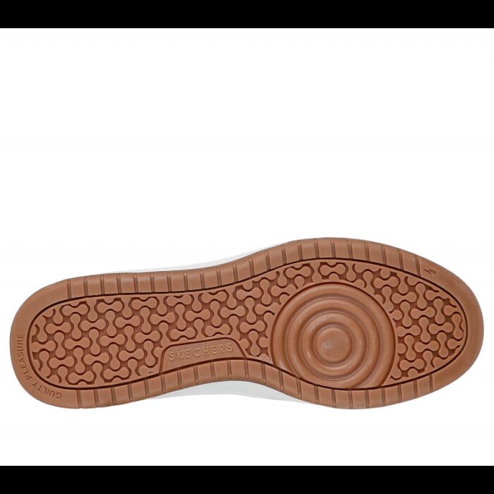 ⁦حذاء سكيتشرز كوبا كورت- فولي لو للرجال لون أبيض وبني - Skechers Men's Koopa Court - Volley Low Varsity Shoes⁩ - الصورة ⁦4⁩