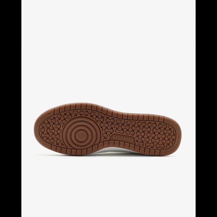 ⁦حذاء سكيتشرز كوبا كورت- فولي لو للرجال لون أبيض وبني - Skechers Men's Koopa Court - Volley Low Varsity Shoes⁩ - الصورة ⁦9⁩