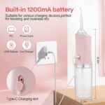 ⁦جهاز ري الفم المحمول جهاز تنظيف الاسنان بالماء قابل للشحن⁩ - الصورة ⁦6⁩