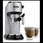 ⁦مكينة قهوة من Delonghi لون سلفر 1350 واط⁩ - الصورة ⁦2⁩