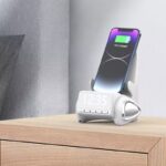 شاحن جوال لاسلكي مع ساعة